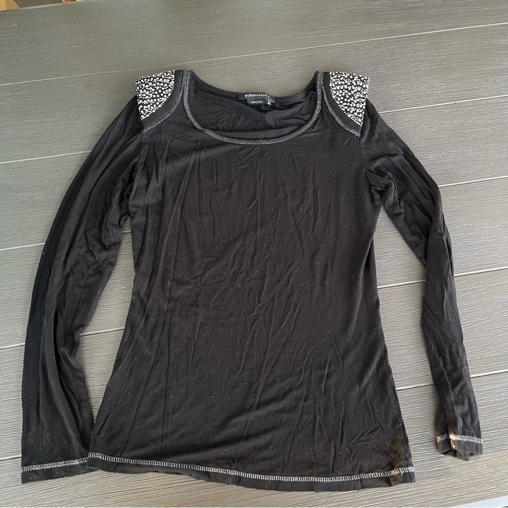 BCBG rhinestone top
